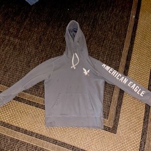 Men’s (M) Gray American Eagle hoodie